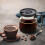 16 oz Glass Coffee Mug with Sip Lid and Handle 2