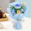 Crochet Flower Bouquet Roses 4 pcs 6