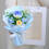 Crochet Flower Bouquet Roses 4 pcs 8
