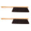 Brush Light Brown Wood Bristles 2Pcs 14In Long Handle 6