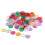 100 stk. plastikknapper – Stjerneformede jordbær 3