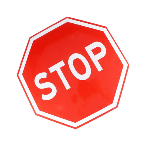 1 τεμάχιο 30x30cm Stop Traffic Πινακίδα Οδικής Ασφάλειας Ειδοποιήσεις Προσοχή 2