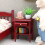 Table de chevet vintage en bois : Mini table de nuit 6