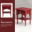 Table de chevet vintage en bois : Mini table de nuit 8