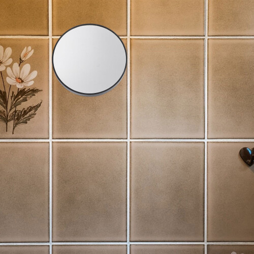 Miroir de poche avec éclairage, 8,9 cm (3,5 pouces), noir 2