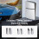 Vertical Stand Game Console Host Stand Anti-Slip Base Stand Replacement for PS5 Pro/PS5 Slim/PS5 Console 6