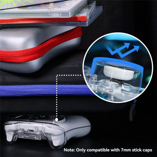 Transparent Magnetic Protective Case for  Series Controller Anti-Fall Durable Storage Box Easy Access to Buttons 2