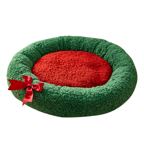 Plush Cat Sleeping Bag Bed 40x40cm Washable 1