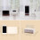 Bamboe gezichtstissues, 3-laags, 110 stuks, 4-pack met dispenser. 2