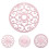 Silicone Placemat Anti-Scalding Table Mat Pink 3
