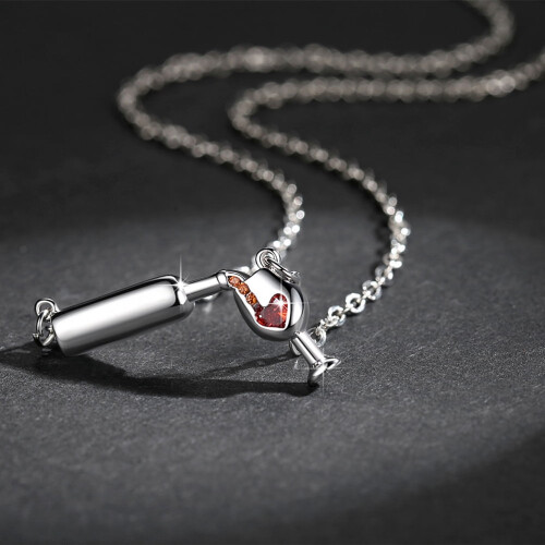 Collana con ciondolo alla moda in 3 pezzi, gioielli da donna Miss 1