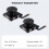 2PCS Hall Effect Joystick for  /Lite/OLED  Analog Thumb Stick No Drifting Hall Electromagnetic Stick 4