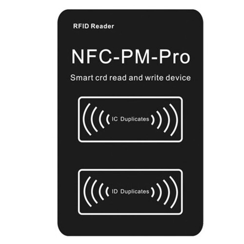 RFID  Chip Reader PM PRO Decoder+5XUID Keychain NFC Key Copier 13.56Mhz 125Khz Badge Write Token ID IC Tag Clone 2