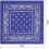Conjunto de 16 bandanas multiuso com estampa paisley estilo cowboy, em poliéster, 56 x 56 cm (22 x 22 polegadas). 3