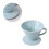 Κώνος φίλτρου πορσελάνης Tineasur Blue1Pack για καφέ σε σταλάκτη για χρήση στο γραφείο 2