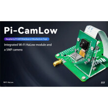 H ELTEC AUTOMATION WiFi HaLow Module Pi-CamLow for Raspberry Pi HAT 5MP Camera 32.5Mbps High-Speed Data Transfer Mesh Networking