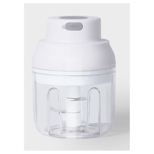 Food Processor, USB Rechargeable Powerful Motor Ginger Garlic Masher,Kitchen Food Mixer Tools 2