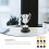 6Pcs Plastic Trophy Props Silver Reward Competitions 8