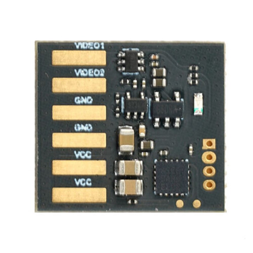 2CH Video Switcher Module Multi-Viewing Angles  Dual Cameras Small Size for RC FPV Drone 2