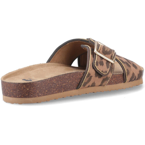 ROCKET DOG (, ) Rocket Dog Annie Tigg Leopard Textile Women's Tan Sandals 1