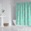 Cortina de chuveiro floral Pioneer Flower 72x84 polegadas com 12 2