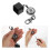 HOMEMAXS Billardkreidehalter schwarz 3