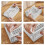 Plastic Collapsible Crate, Stackable Folding Storage Crate for Organization for Adults, Foldable Plastic Crate(White) 5