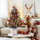 Flocked Fiber Optic Christmas Tree 3 ft to 4.5 ft 5