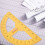 Wooden protractor for students180-degree measurement tool 5