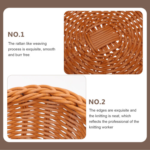 Wicker Storage Basket Plastic Duck Shape 1Pcs 12x8.7in 2