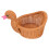 Wicker Storage Basket Plastic Duck Shape 1Pcs 12x8.7in 4