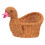 Wicker Storage Basket Plastic Duck Shape 1Pcs 12x8.7in 5