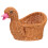 Wicker Storage Basket Plastic Duck Shape 1Pcs 12x8.7in 7