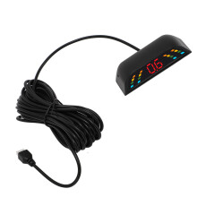 Radar de estacionamiento para coche con 4 sensores, azul, rango 0,3-2,0 m, 12 V