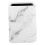 White Marble Pattern Trash Can for Home Decor with Double Layer Design and Large Opening 1 Count 6