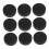 NIYANGLE Official Regulation Black Rubber 9Pcs for Practicing 8