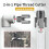 2-in-1 Internal & External Pipe Threading Tool for PVC/PPR Pipes, 1/2"-1" NPT, Compatible with Electric Drill 5