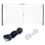 Badminton Set for Kids: Racket, Net with Poles, Shuttlecocks, 4-Player Set 3
