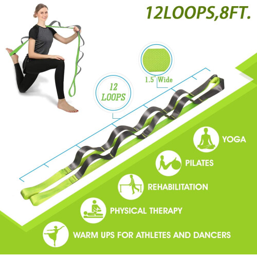 Non-Elastic Stretch Band for Mobility and Therapy Use 1