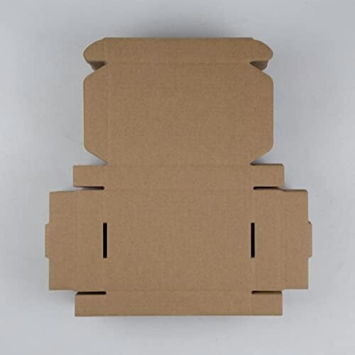 50Pack6x4x1Inches Μικρά Κουτιά Αποστολής, Λευκά Κουτιά από Κυματοειδές Χάρτινο, Κουτί 2