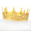 Κάλυμμα κεφαλής King Crown για άνδρες Χρυσό Vintage Μεταλλικό 1Pack 6