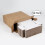 50Pack6x4x1Inches Μικρά Κουτιά Αποστολής, Λευκά Κουτιά από Κυματοειδές Χάρτινο, Κουτί 5