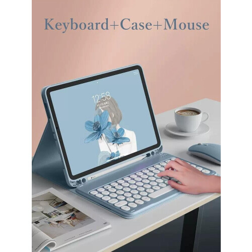 Keyboard Case for Fire HD 10 Tablet Detachable Bluetooth 1