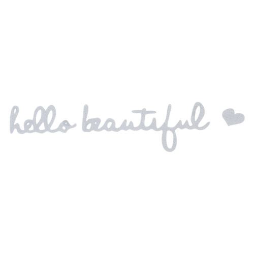 Αυτοκόλλητο Hello Beautiful για καθρέφτη αυτοκινήτου/μακιγιάζ – Δώρο αυτοεπιβεβαίωσης 2