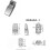 Metal Cabinet Hasp Latch Lock with 2 Keys, DK604 Security Toggle Hardware 3