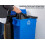 Plastic Recycling Bin Kitchen Trash Can 23 Gallon Blue 5