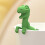 opvise Hatched Dinosaur Silikon Teinfuser Bladsil Filter Diffuser Drikkeverktøy Gul 4
