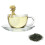 opvise Hatched Dinosaur Silikon Teinfuser Bladsil Filter Diffuser Drikkeverktøy Gul 8