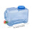Draagbare watercontainer van 8 liter met kraan, blauw 3