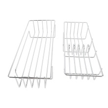 2PCS Iron Wall Mounted Toilet Float Shelf Bathroom Storage, Durable, 27.51oz
